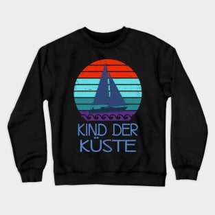 Kind der Küste Nordsee Meer vintage Crewneck Sweatshirt